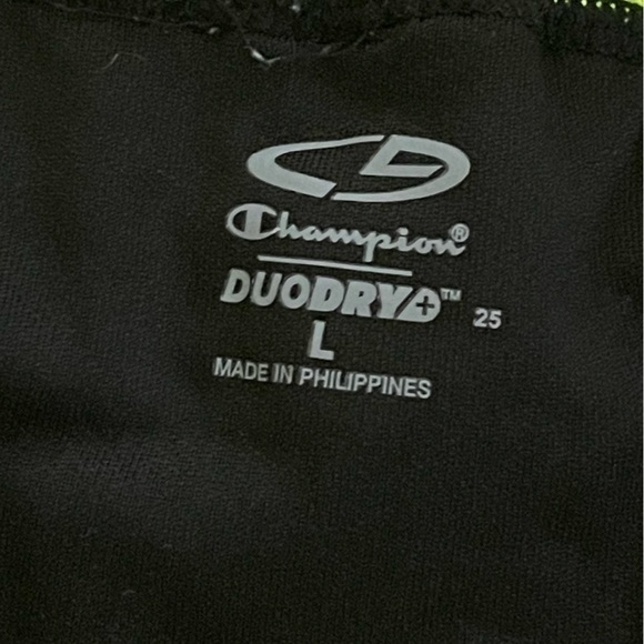 Champion Gray and Neon Green Duo Dry Brief Lined Size Large - Picture 5 of 5